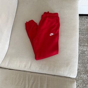 Nike Kids Bright Red Sweatpants